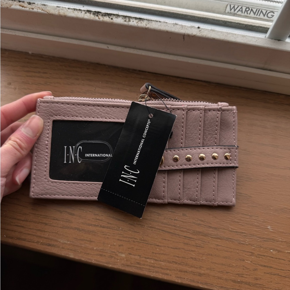 INC International Concepts Blush Card Holder